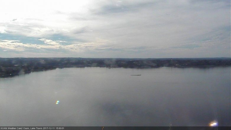 Lake Travis webcam, December 11, 2017 2:05 PM CT