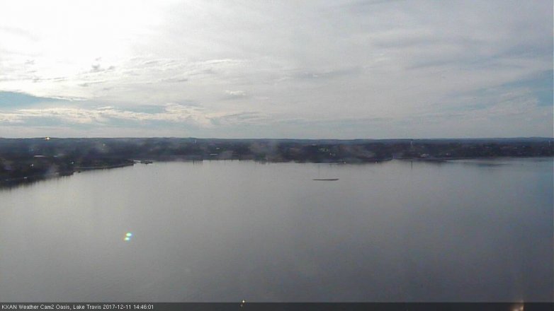 Lake Travis webcam, December 11, 2017 2:10 PM CT