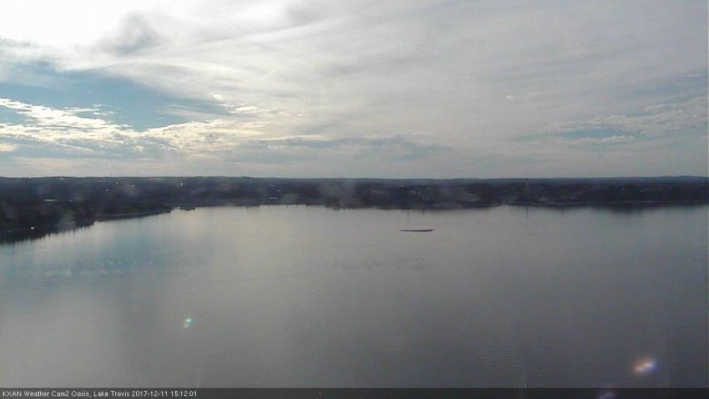 Lake Travis webcam, December 11, 2017 2:25 PM CT