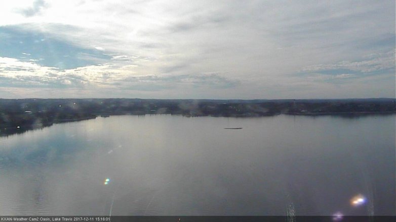 Lake Travis webcam, December 11, 2017 2:30 PM CT