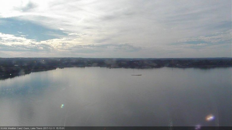 Lake Travis webcam, December 11, 2017 2:35 PM CT