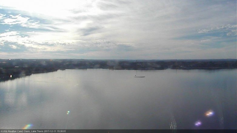 Lake Travis webcam, December 11, 2017 3:00 PM CT