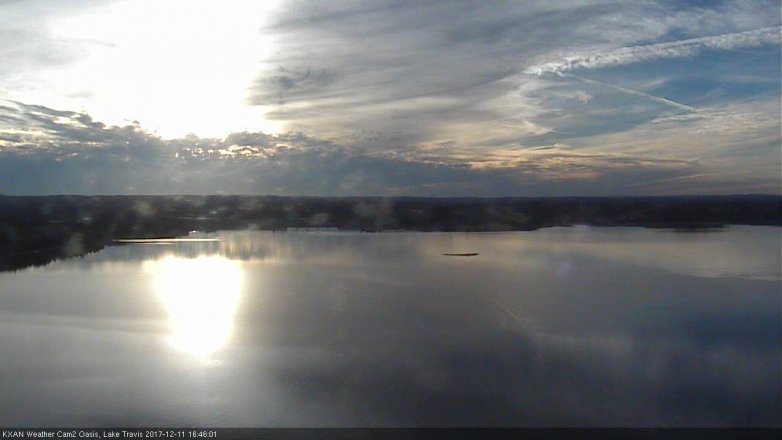 Lake Travis webcam, December 11, 2017 4:00 PM CT