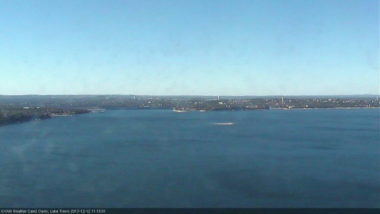 Lake Travis webcam, December 12, 2017 10:35 AM CT