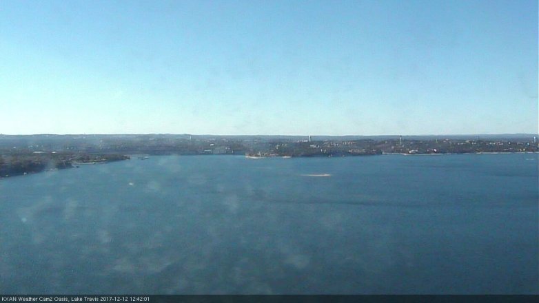 Lake Travis webcam, December 12, 2017 12:05 PM CT