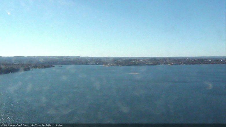 Lake Travis webcam, December 12, 2017 12:40 PM CT