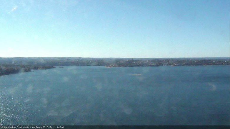 Lake Travis webcam, December 12, 2017 1:05 PM CT