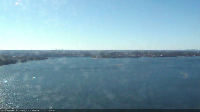 Lake Travis webcam, December 12, 2017 1:20 PM CT