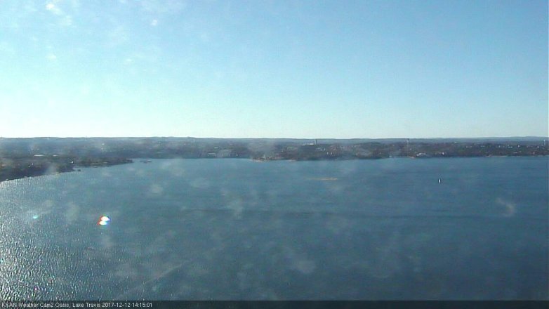 Lake Travis webcam, December 12, 2017 1:30 PM CT
