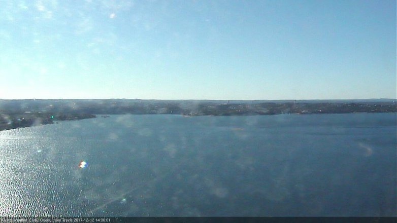 Lake Travis webcam, December 12, 2017 1:50 PM CT