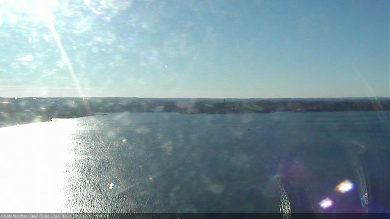 Lake Travis webcam, December 12, 2017 2:35 PM CT