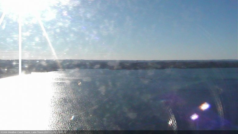 Lake Travis webcam, December 12, 2017 3:00 PM CT