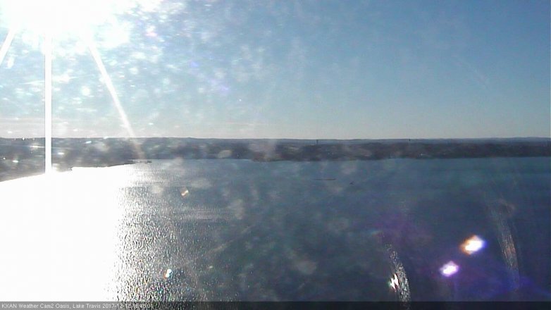 Lake Travis webcam, December 12, 2017 3:15 PM CT