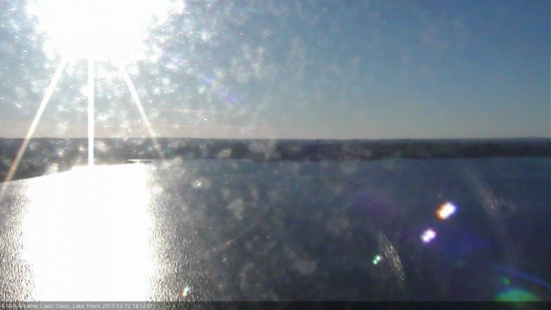 Lake Travis webcam, December 12, 2017 3:20 PM CT