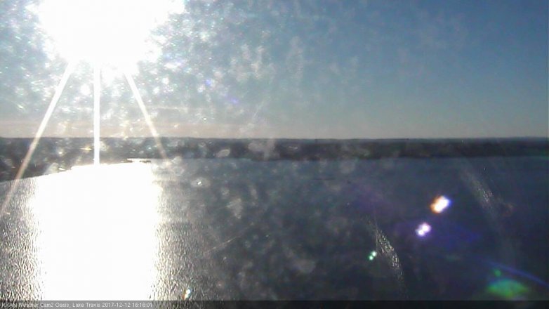 Lake Travis webcam, December 12, 2017 3:30 PM CT