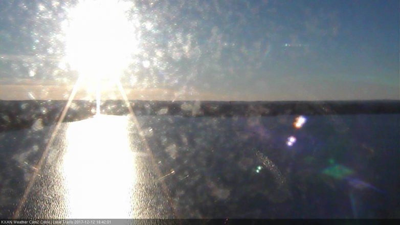 Lake Travis webcam, December 12, 2017 3:50 PM CT