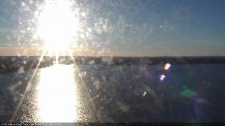 Lake Travis webcam, December 12, 2017 3:55 PM CT