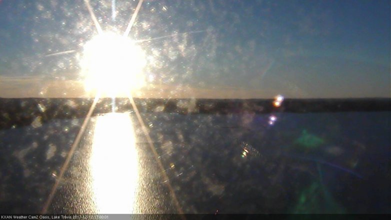 Lake Travis webcam, December 12, 2017 4:10 PM CT