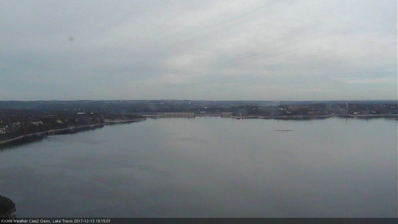 Lake Travis webcam, December 13, 2017 9:35 AM CT