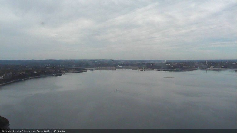 Lake Travis webcam, December 13, 2017 10:05 AM CT