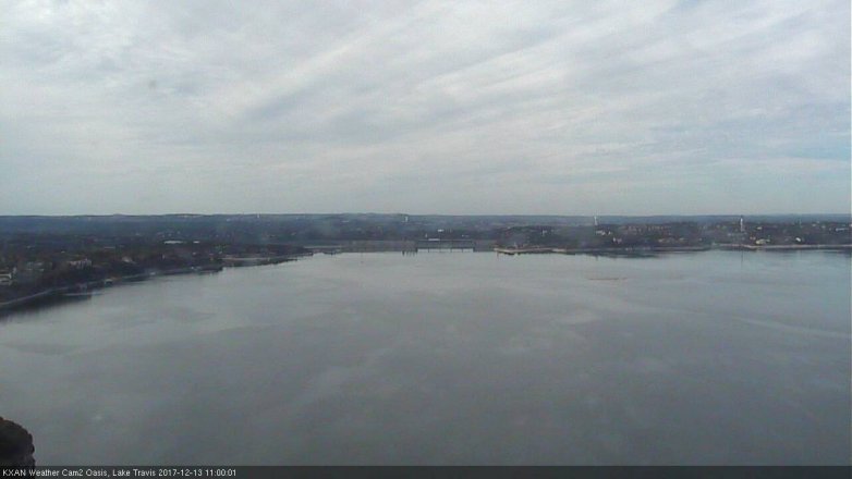 Lake Travis webcam, December 13, 2017 10:10 AM CT