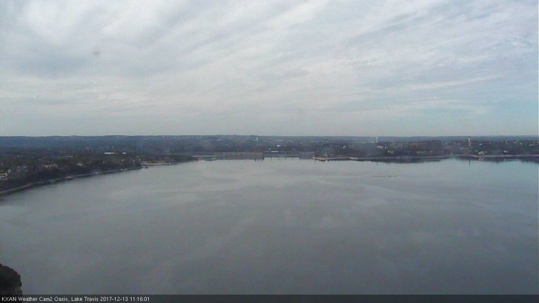 Lake Travis webcam, December 13, 2017 10:35 AM CT