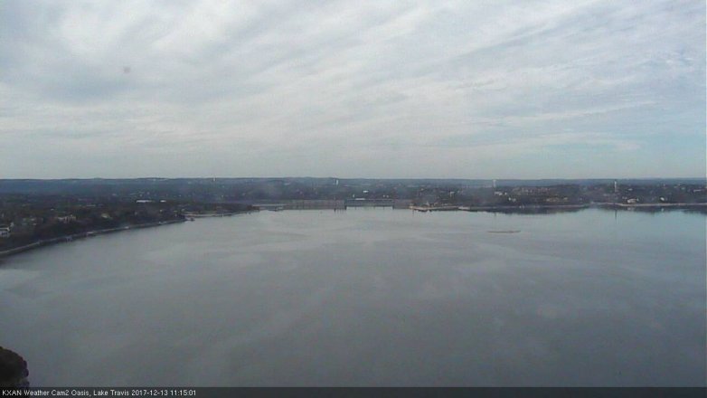 Lake Travis webcam, December 13, 2017 10:45 AM CT