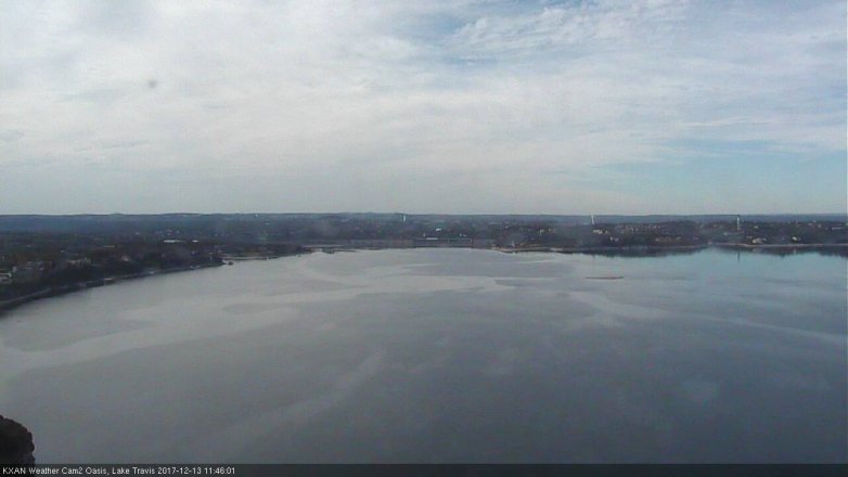 Lake Travis webcam, December 13, 2017 10:55 AM CT