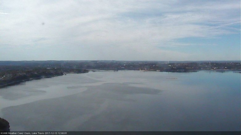 Lake Travis webcam, December 13, 2017 11:05 AM CT