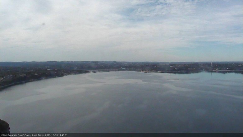 Lake Travis webcam, December 13, 2017 11:15 AM CT