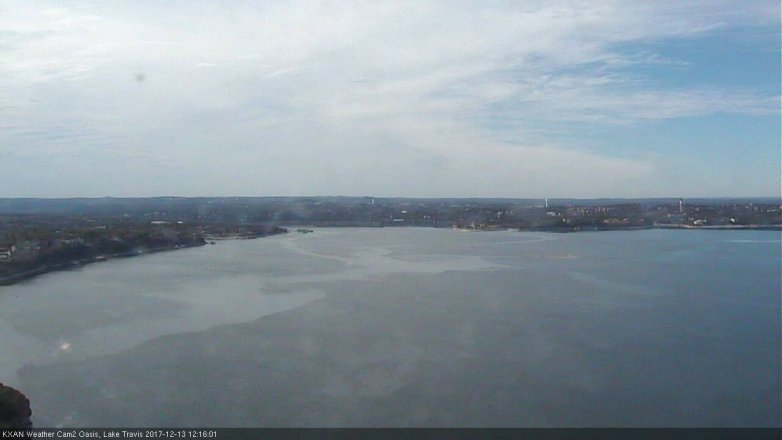 Lake Travis webcam, December 13, 2017 11:25 AM CT