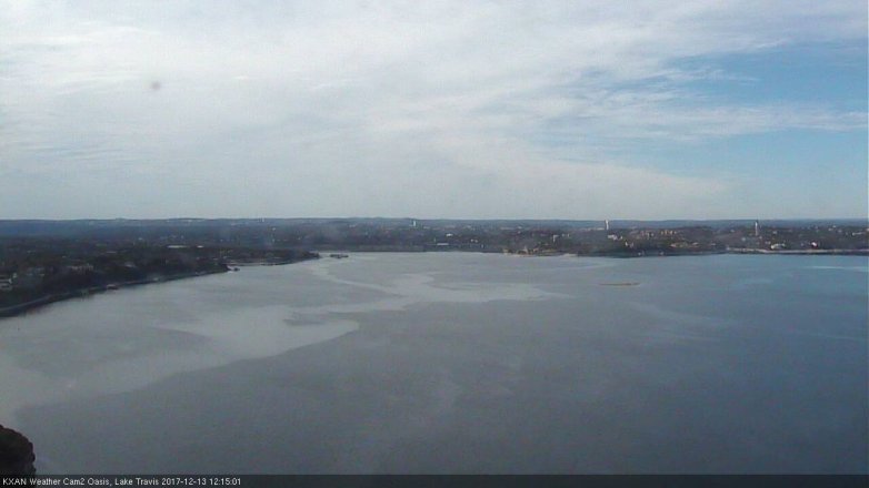 Lake Travis webcam, December 13, 2017 11:40 AM CT