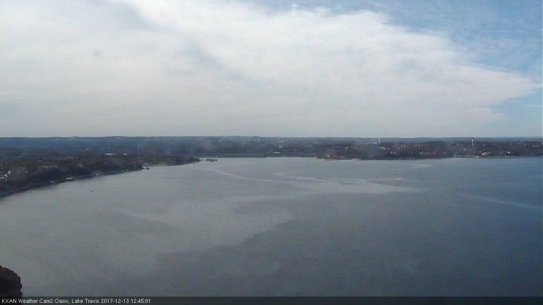 Lake Travis webcam, December 13, 2017 12:05 PM CT
