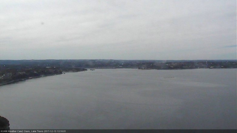 Lake Travis webcam, December 13, 2017 12:25 PM CT