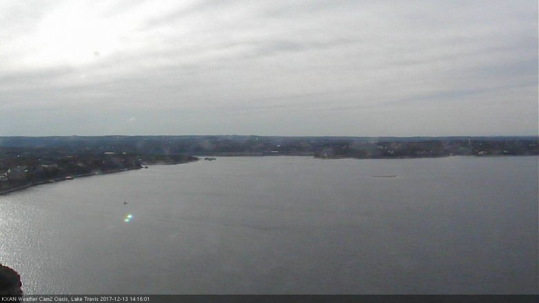 Lake Travis webcam, December 13, 2017 1:25 PM CT
