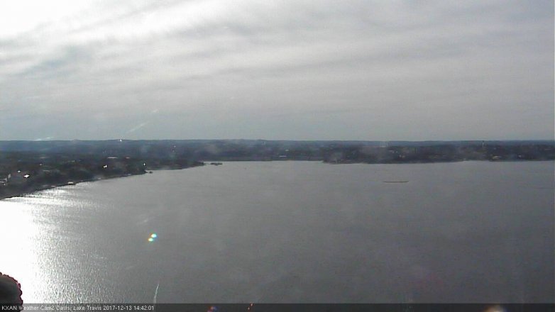 Lake Travis webcam, December 13, 2017 1:50 PM CT