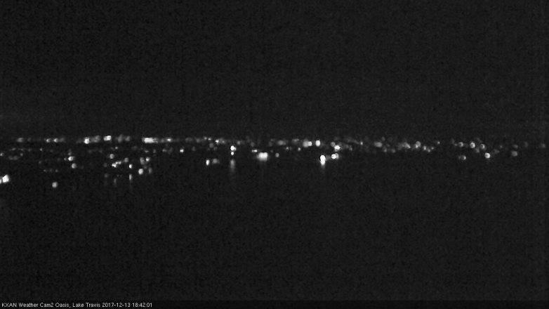 Lake Travis webcam, December 13, 2017 5:55 PM CT