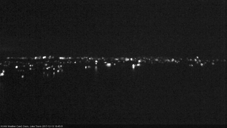 Lake Travis webcam, December 13, 2017 6:10 PM CT