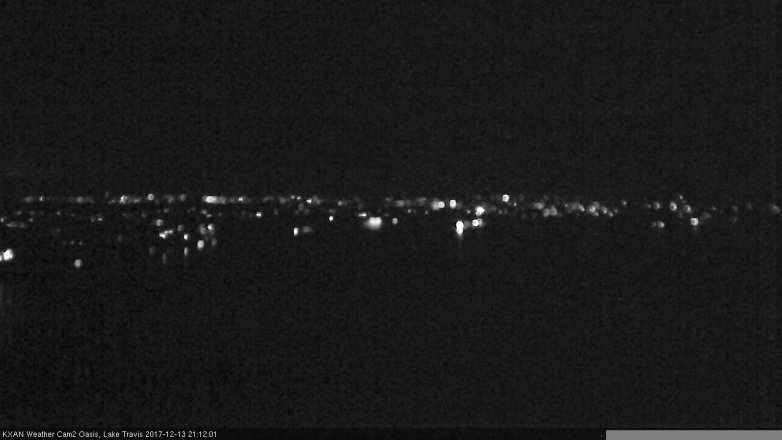 Lake Travis webcam, December 13, 2017 8:35 PM CT