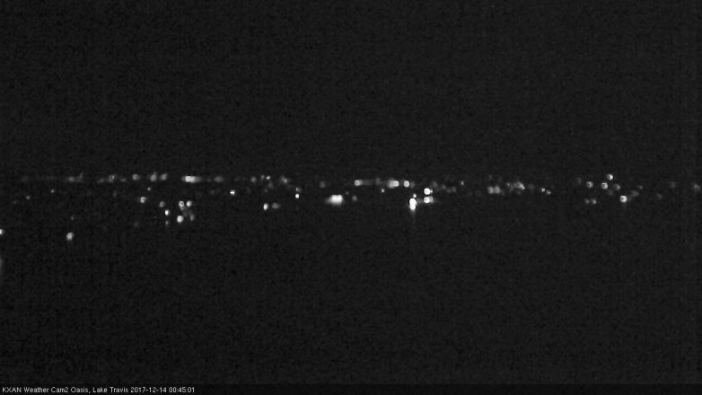 Lake Travis webcam, December 13, 2017 12:00 AM CT