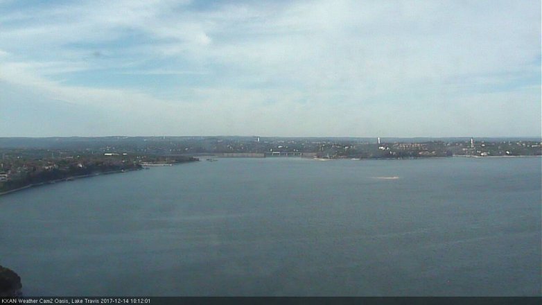 Lake Travis webcam, December 14, 2017 9:15 AM CT
