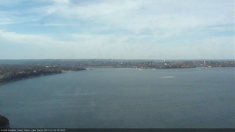 Lake Travis webcam, December 14, 2017 9:20 AM CT