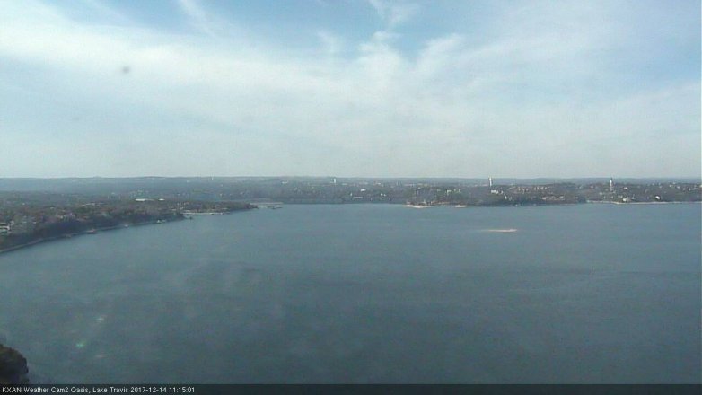Lake Travis webcam, December 14, 2017 10:20 AM CT