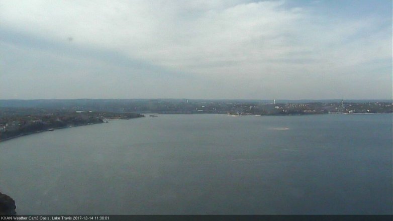 Lake Travis webcam, December 14, 2017 10:40 AM CT