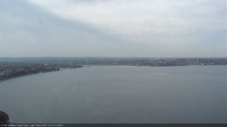 Lake Travis webcam, December 14, 2017 10:50 AM CT