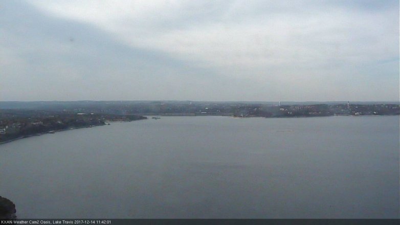 Lake Travis webcam, December 14, 2017 11:10 AM CT