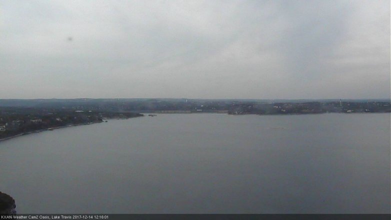 Lake Travis webcam, December 14, 2017 11:40 AM CT