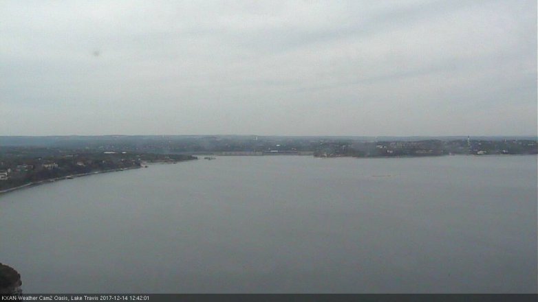 Lake Travis webcam, December 14, 2017 11:45 AM CT