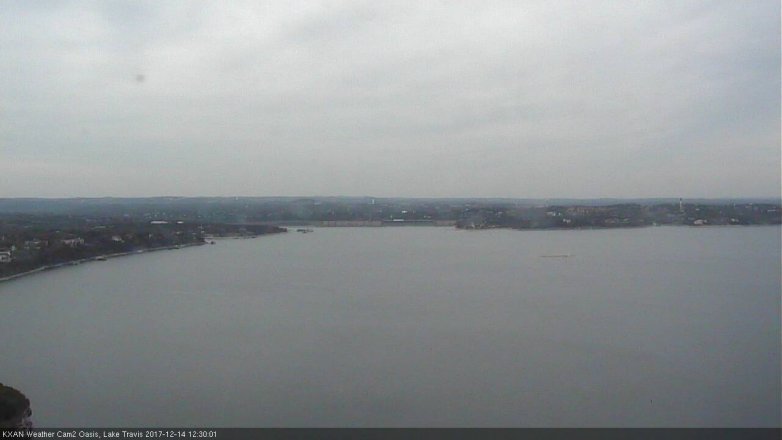 Lake Travis webcam, December 14, 2017 11:55 AM CT