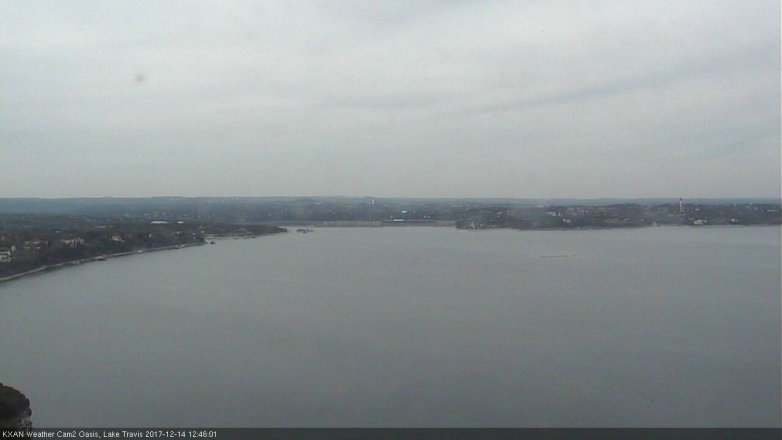 Lake Travis webcam, December 14, 2017 12:10 PM CT